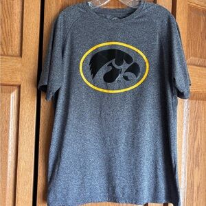 Gray Iowa Hawkeyes Men's Shirt